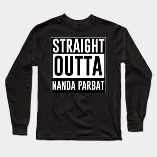 Straight outta Nanda Parbat Long Sleeve T-Shirt